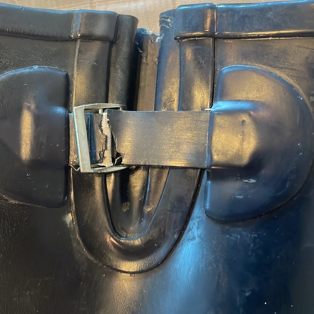 Rain rubber boots blue women’s size 7